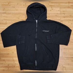 Space X Falcon 9 F9 Logo Hoodie Sweatshirt Men's Large Pullover Casual Outdoor